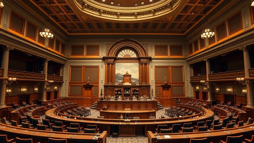Texas Senate chamber showcasing local governance challenges in urban policy.