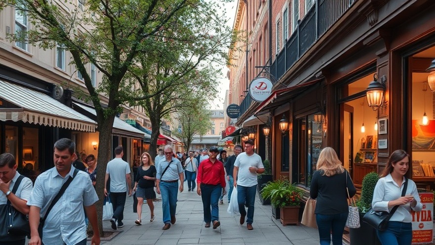 Community resilience shines in downtown, highlighting cultural contrast and unity.