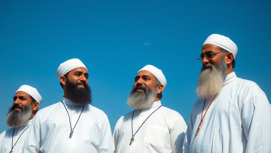 Muslim clerics discussing Iran politics and its global implications.