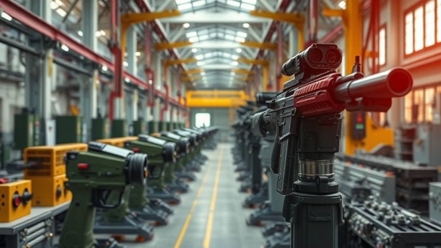 High-tech armaments factory illustrating breaking national news in U.S. government.