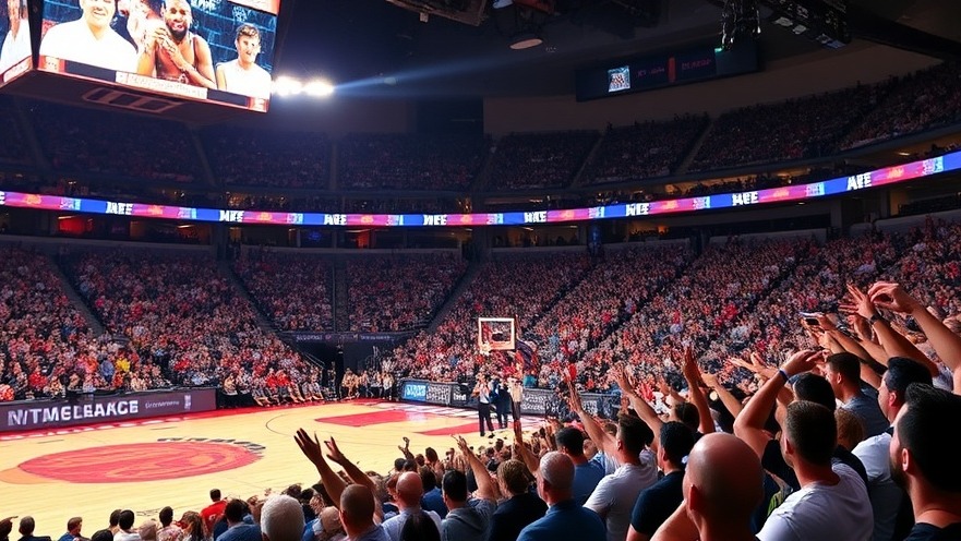 Fans cheering in arena during San Antonio Spurs highlights of NBA playoffs.