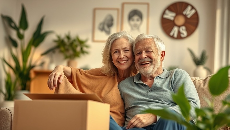 Cozy middle-aged couple in a warm modern living room, embodying health and wellness.