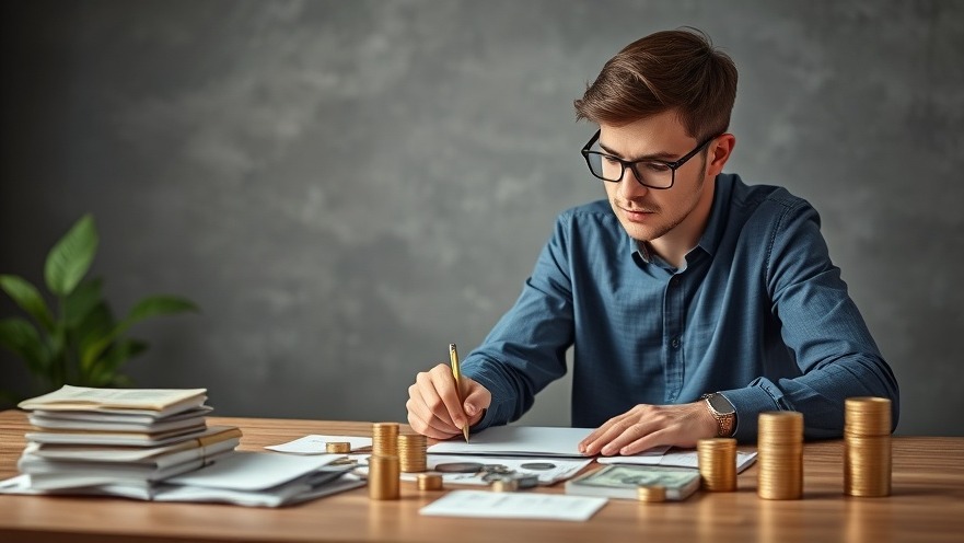 Person setting financial goals with realistic planning and budgeting strategies.