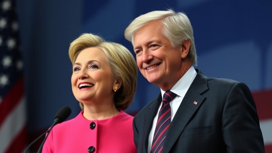 Bill and Hillary Clinton discussing political accountability amid the Epstein investigation.