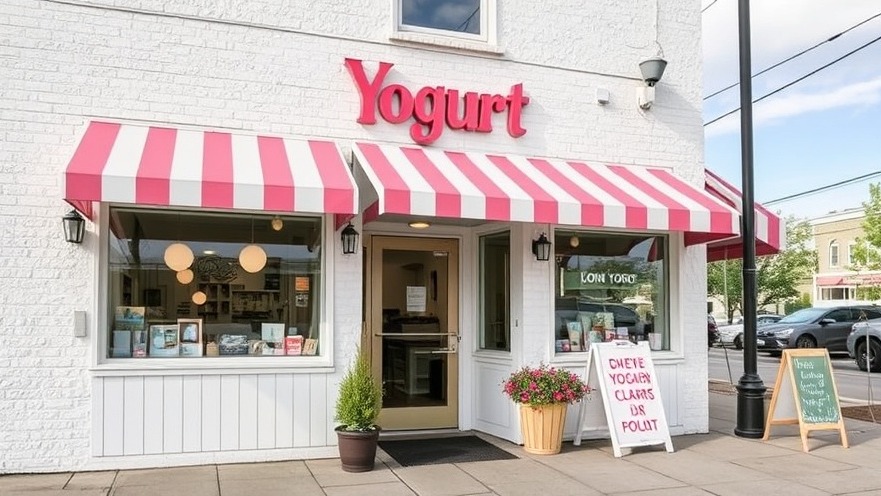Scene outside a yogurt shop related to the cold case investigation of the Yogurt Shop Murders.