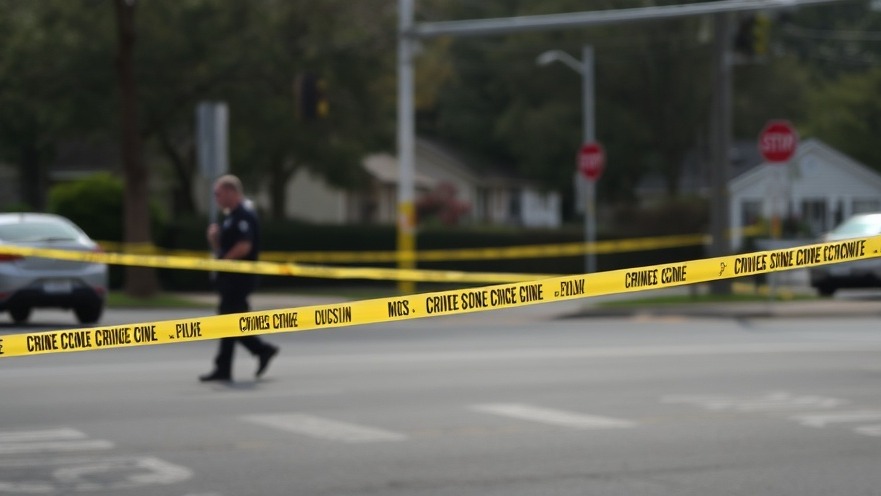 Crime scene highlighting community engagement for public safety in Austin.
