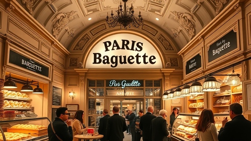 Bustling Paris Baguette in East Plano, showcasing the Dallas food scene and local businesses.