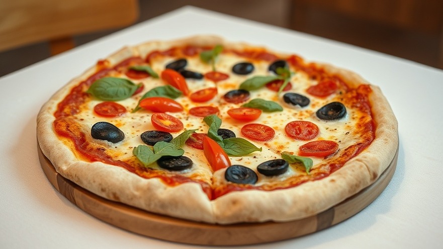 Delicious pizza on a table showcasing local business San Antonio dining culture.