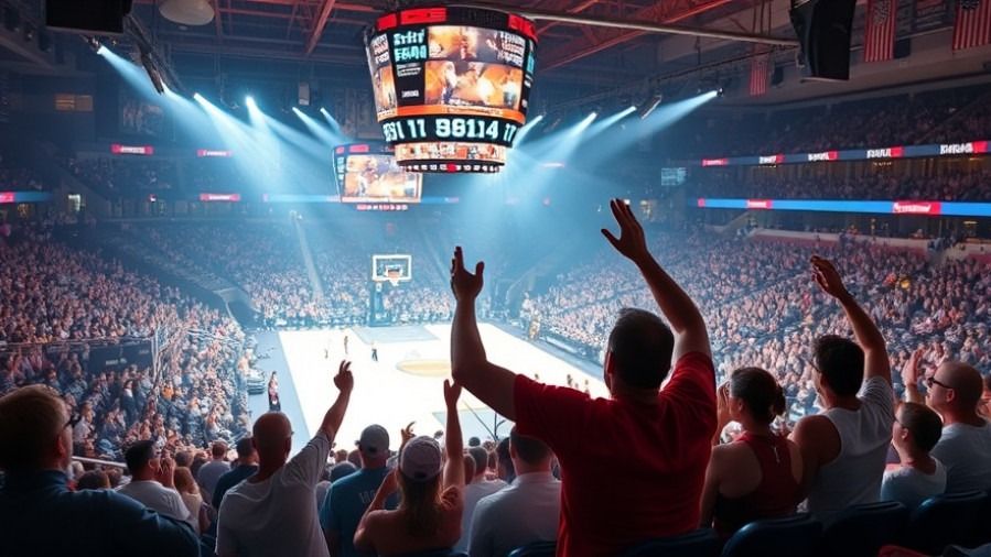 Excited basketball fans celebrating key performances in NBA game recap.