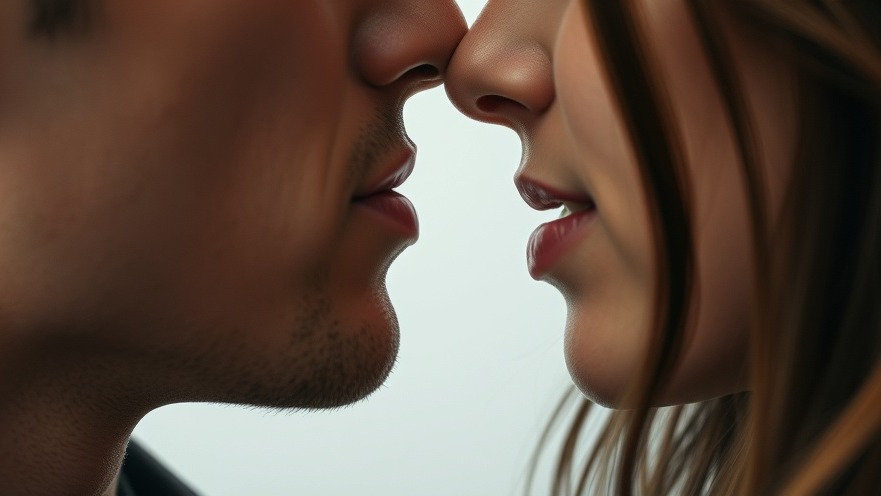 Intimate connection showcasing mental health support through self-care practices.