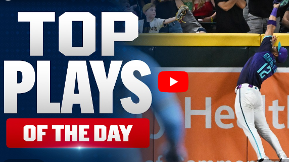Incredible Home Run Robbery in MLB player leaps to catch ball.