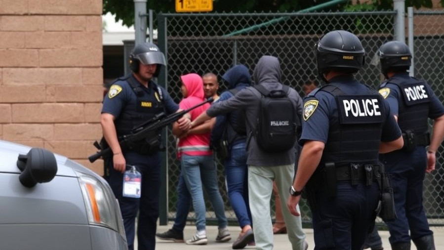 ICE agents arresting illegal aliens, highlighting DHS deportation tactics.