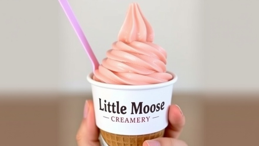 Delicious soft serve ice cream from Little Moose Creamery in Frisco, a gem in the Dallas dessert scene.