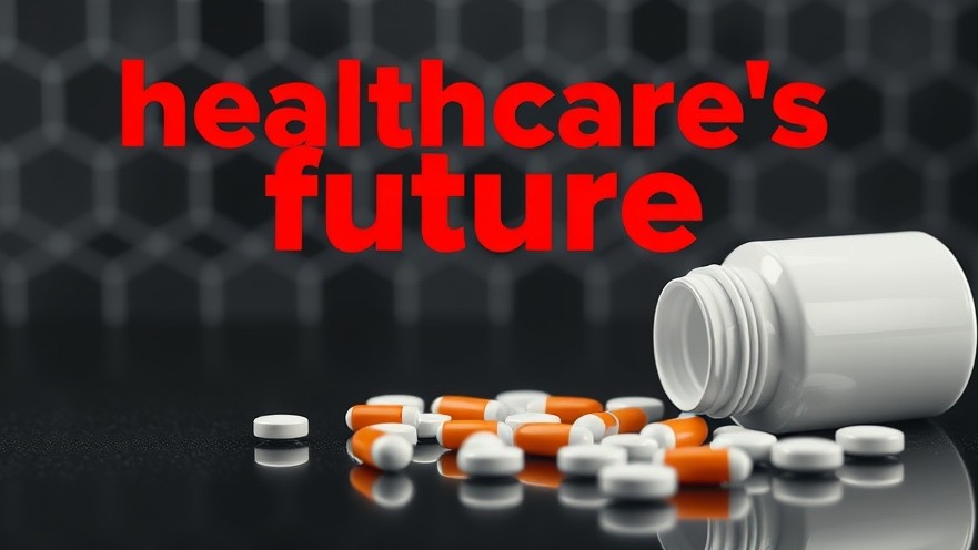 Futuristic healthcare event banner highlighting healthcare reform USA with bold text and modern design.