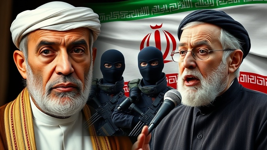 Elderly Middle Eastern men discuss Iran negotiations amid Iranian regime instability.