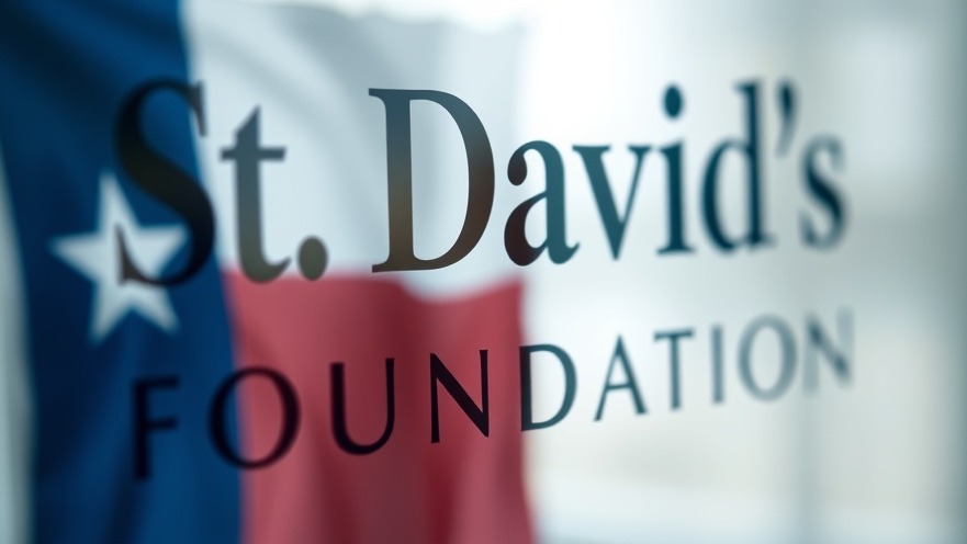 St. David's Foundation logo, symbolizing nonprofit funding in Central Texas.