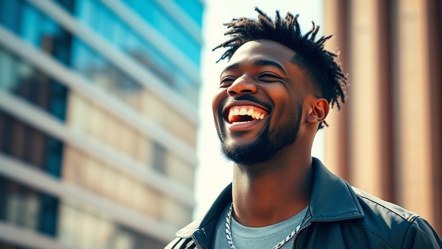 Confident young black rookie quarterback smiling, showcasing vibrant style, NFL draft analysis.