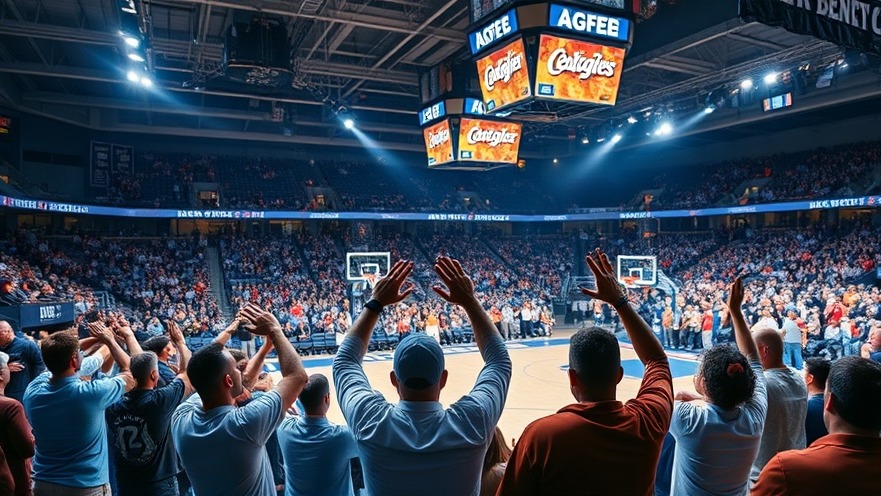 Cheering fans in a basketball arena during San Antonio Spurs highlights.