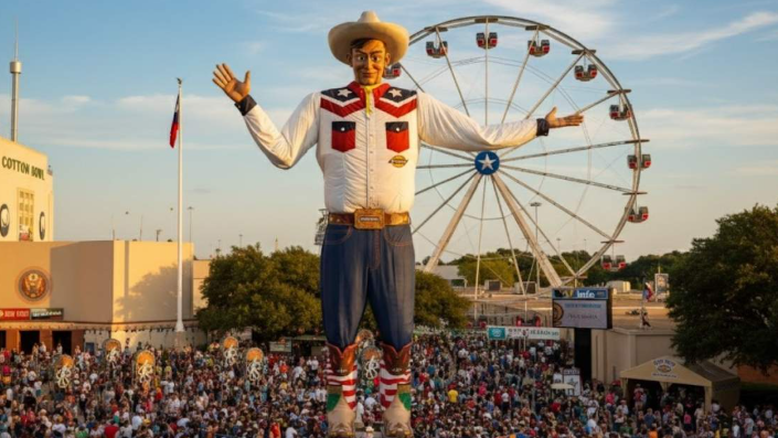 Contemplative man in cowboy hat, State Fair of Texas musical lineup.