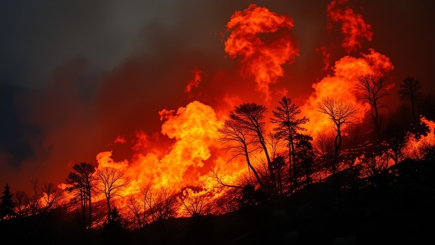 Blazing wildfire highlights severe austin weather conditions and wildfire risk in austin.