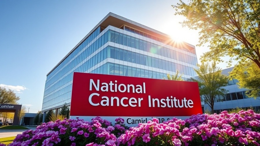 Vibrant sign for the National Cancer Institute promoting health equity for transgender individuals.