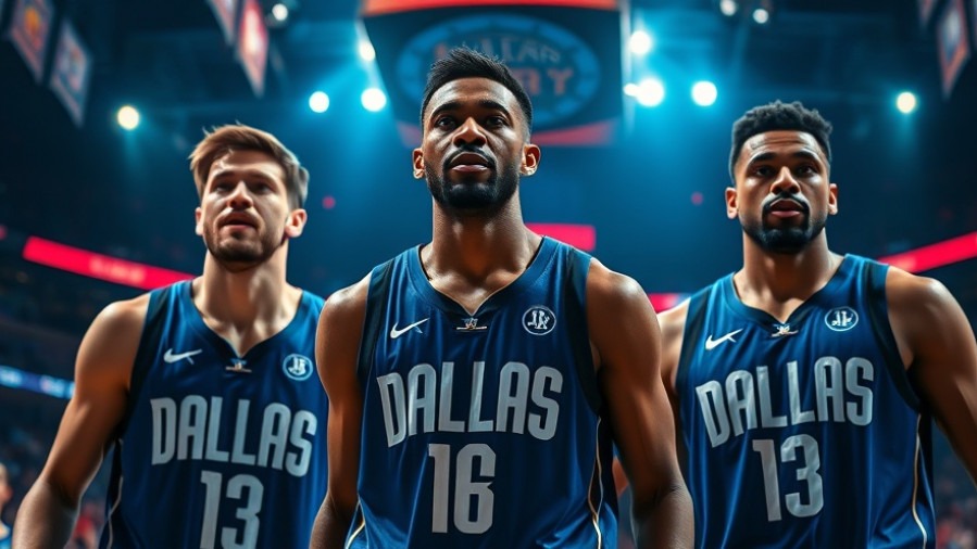 Dynamic Dallas Mavericks players in vibrant NBA highlights, showcasing top plays.