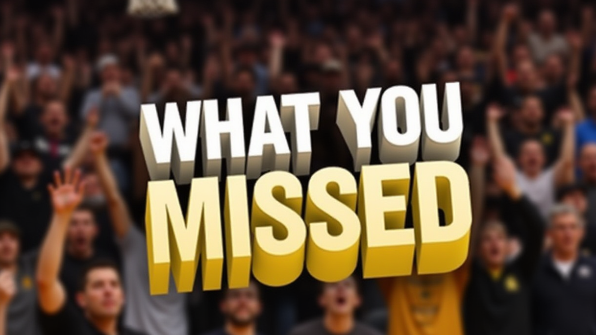 Houston sports news highlights with basketball players in jerseys.