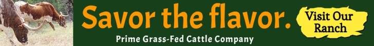 Savor the flavor of our 100% grass-fed beef - Click here now...