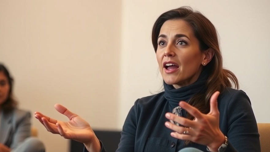 Young woman passionately discusses community safety in Dallas during interview.