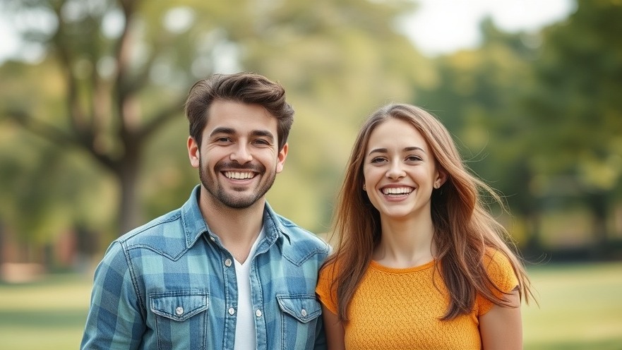 Happy young couple enjoying a personalized dating experience in San Antonio.
