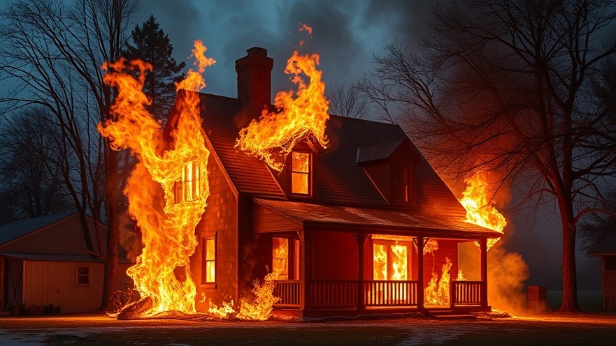 House on fire in Dallas, highlighting urgent fire safety concerns in the community.