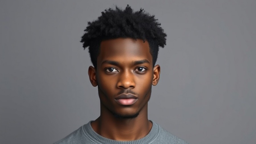 Portrait of a young black man, highlighting San Antonio crime news and youth engagement programs.