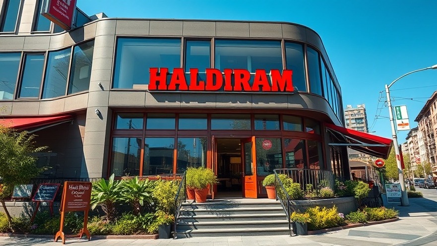 Modern Haldiram's restaurant in Dallas showcasing Indian food and community dining.