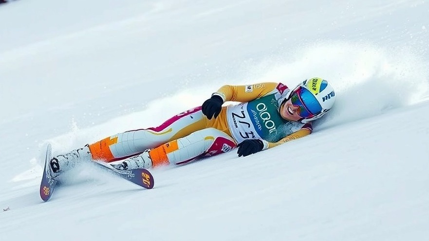 Lindsey Vonn news: US skier in pain after crash on snowy track.