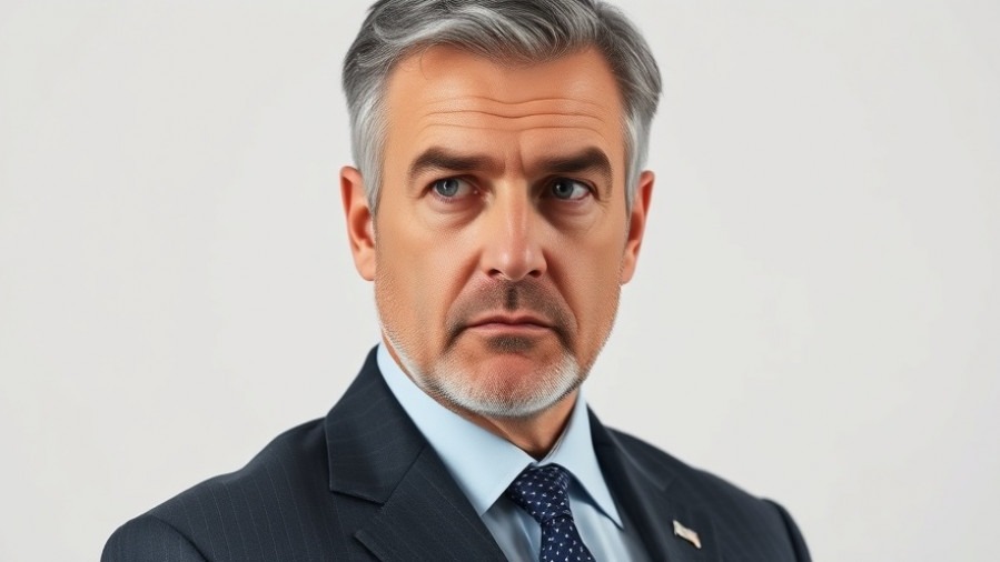 Alan Stalcup, a serious middle-aged man, highlights real estate fraud issues.