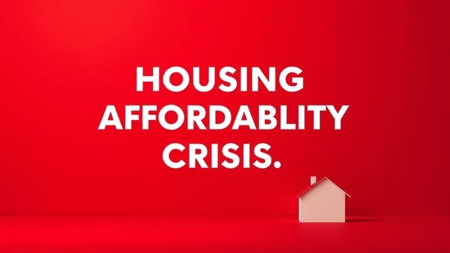 Bold red image symbolizing urgency in Texas home prices and housing affordability crisis.