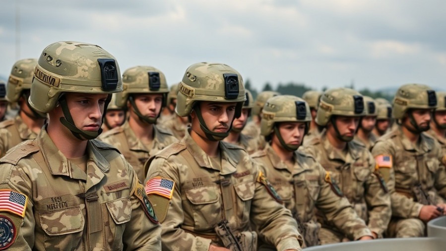 Sad US military members reflecting on trump administration updates and federal employee rights.