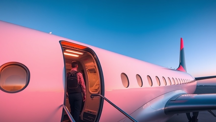 Passenger attempting cockpit door access, highlighting air travel security measures.