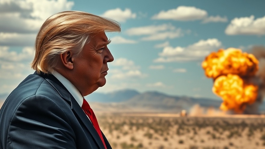 Trump contemplating US military actions amid regional conflict in the arid Middle East.