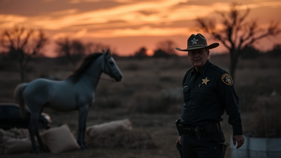 Texas sheriff discussing immigration policy USA in the context of national security news.