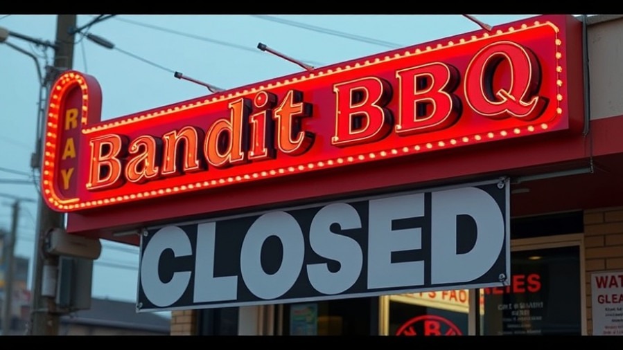 Emotional closure announcement at Bandit BBQ, showcasing community support in San Antonio.