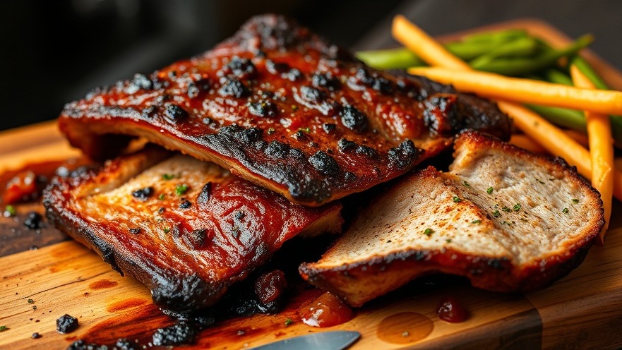 Delicious brisket barbecue, highlighting Michelin Guide Dallas-Fort Worth dining.