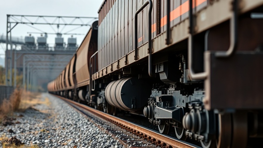 Closeup view of a freight train, featured in Austin community news.