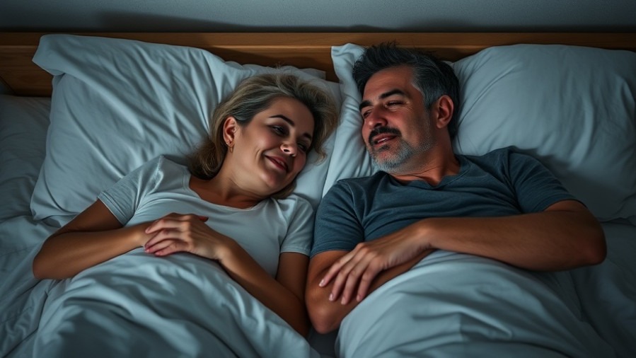 Senior couple awake in bed, exploring natural sleep remedies for older adults.