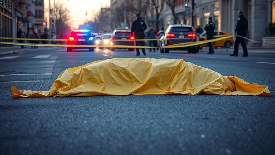 San Antonio breaking news: body covered by tarp on street with police present.
