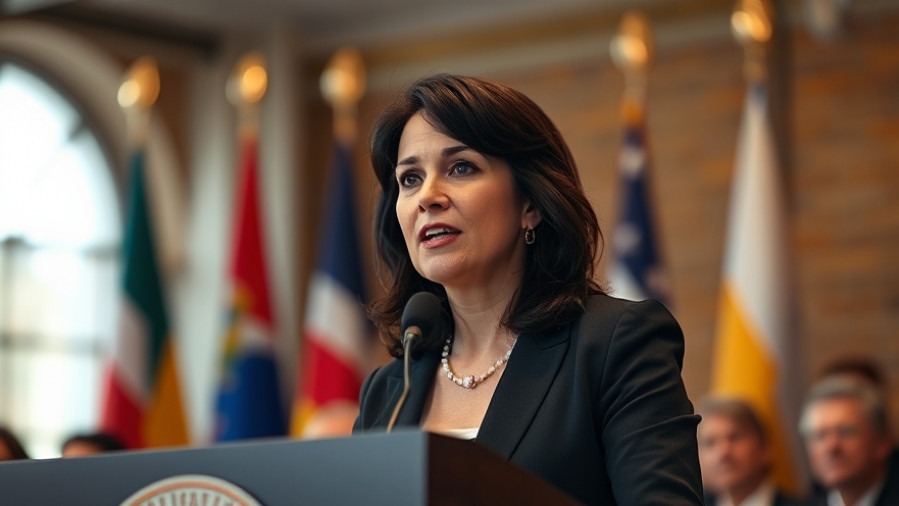 Confident woman discusses the affordability crisis and economic policy changes.