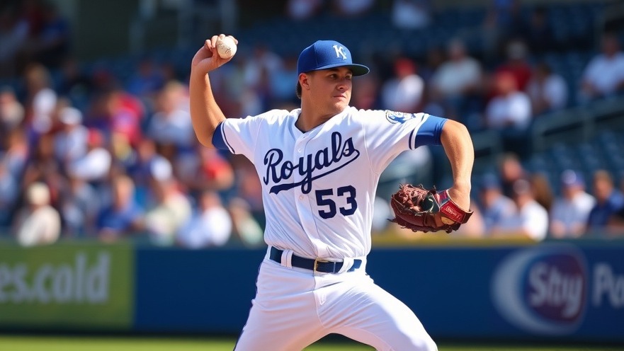 Kansas City Royals pitcher showcasing skill in MLB contract news today.