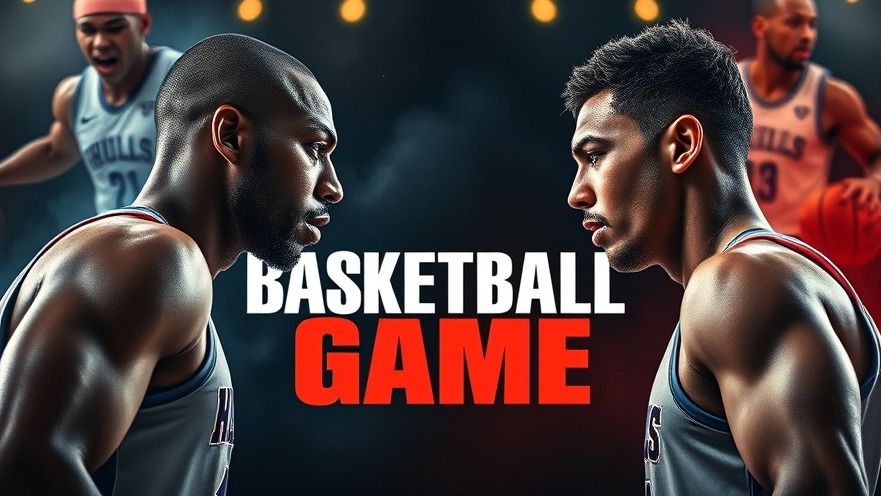 Dramatic NBA game announcement featuring top players, capturing dallas sports news.
