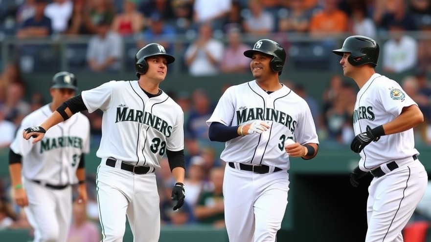 Seattle Mariners players celebrating a win, major MLB season highlights.