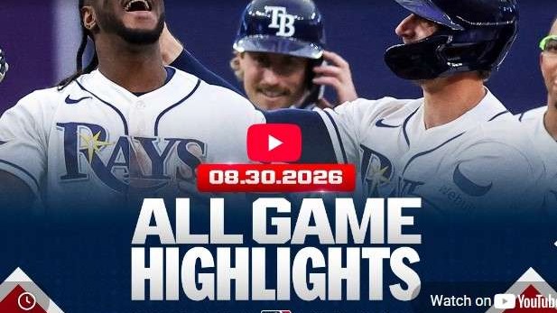 Major League Baseball highlights August 30 celebration scene